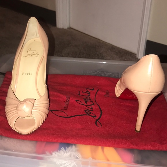 Christian Louboutin Nude Heels - Picture 2 of 5